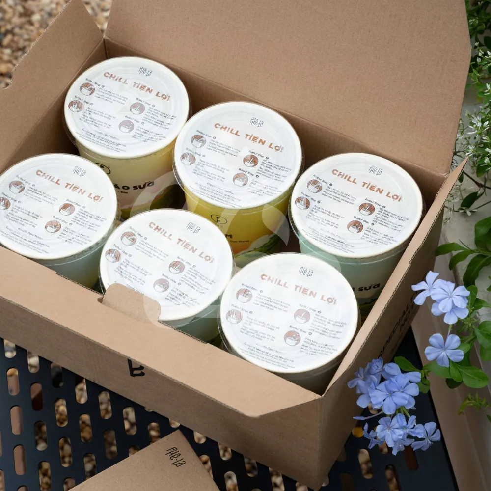 [Phe La] 4-flavor Milk Tea Set 6 Cups 1 box