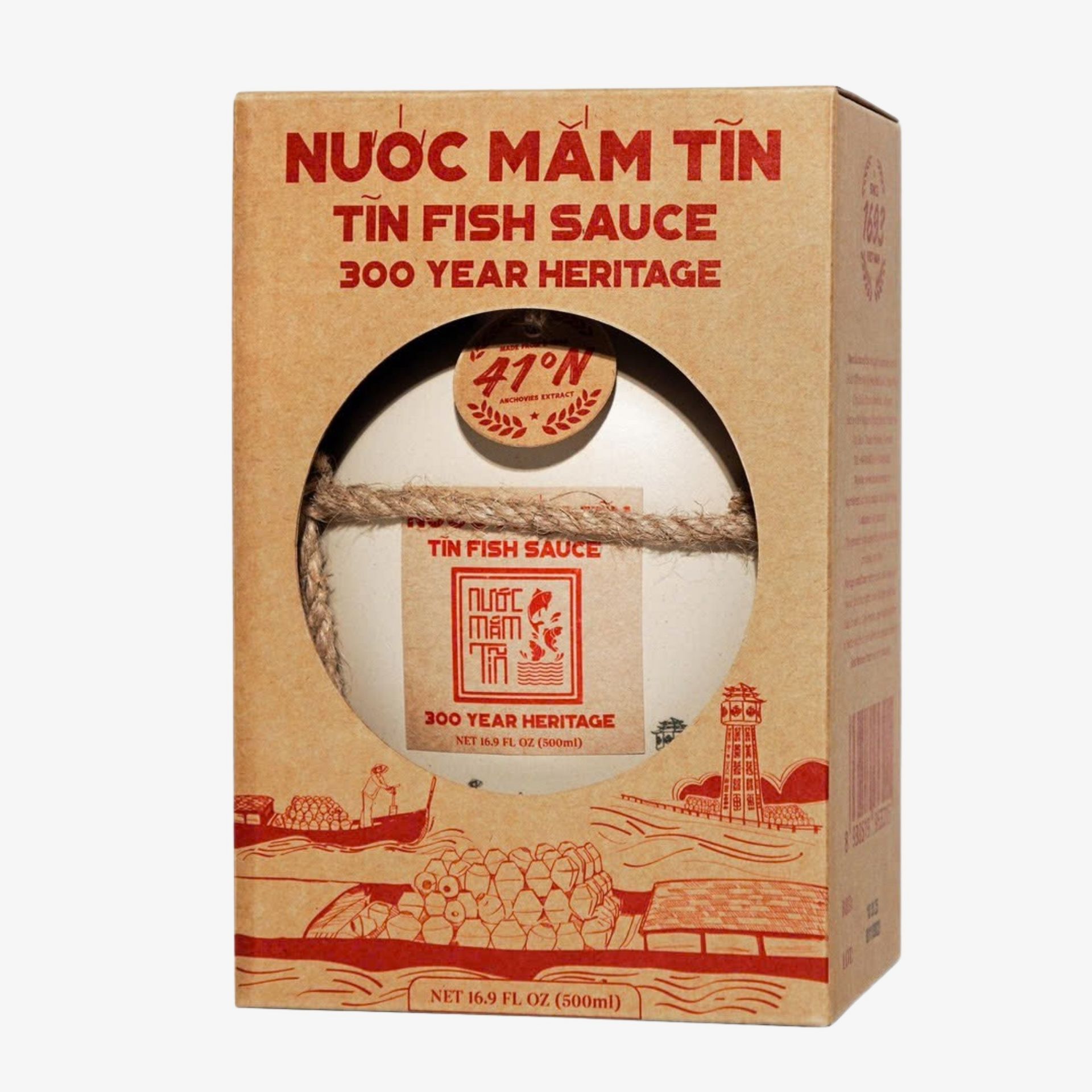 [Nuoc Mam Tin] Tin Fish Sauce 41N Ceramic Bottle 500ml