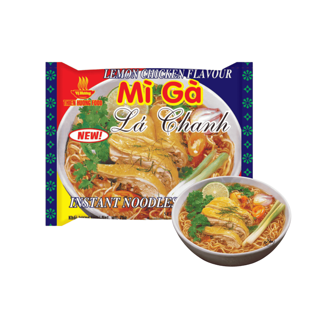 [Vi Huong] Lemon Leaf Chicken Noodle 65g