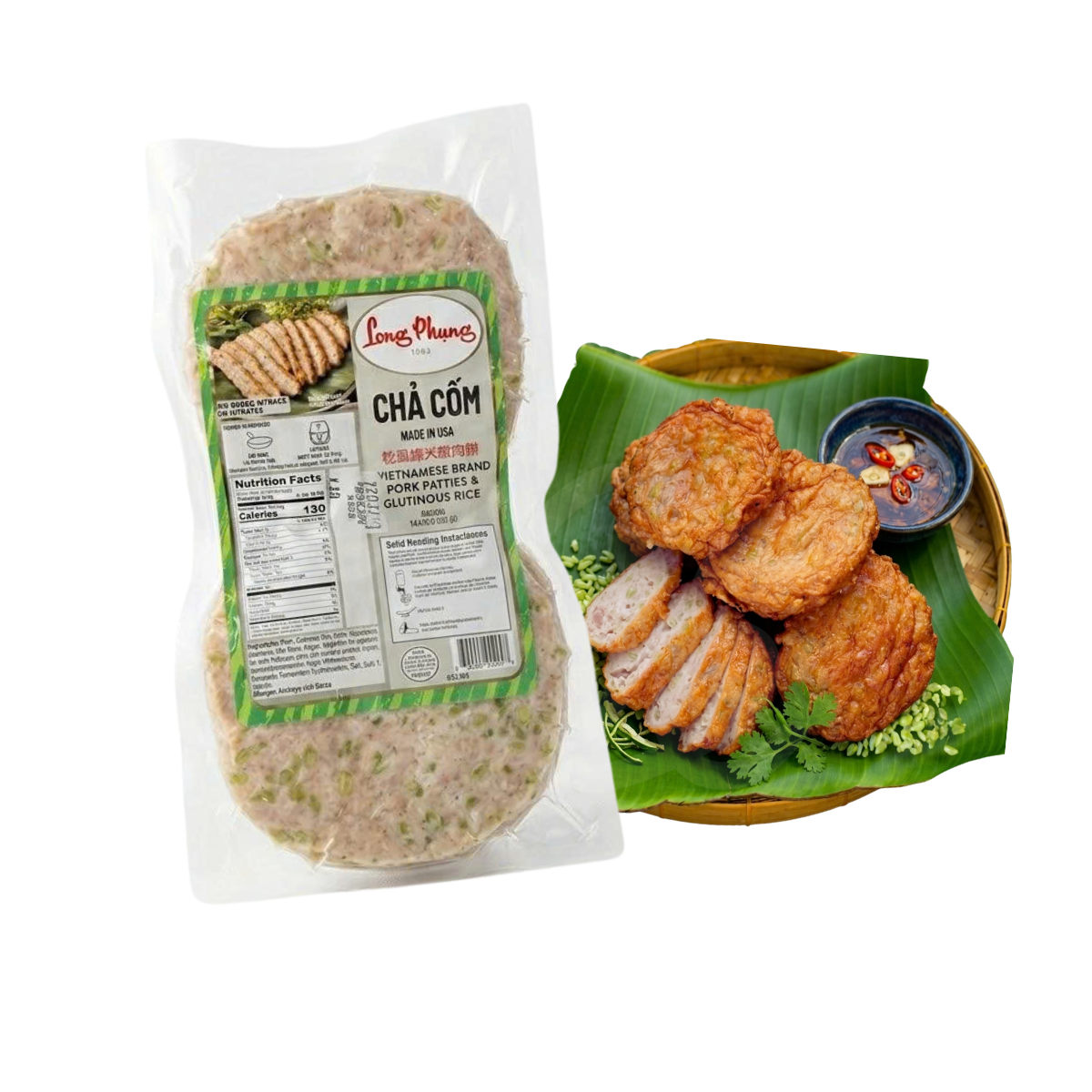 Bun Dau Mam Tom Combo: Shrimp Paste, Pork Patties & Rice Vermicelli