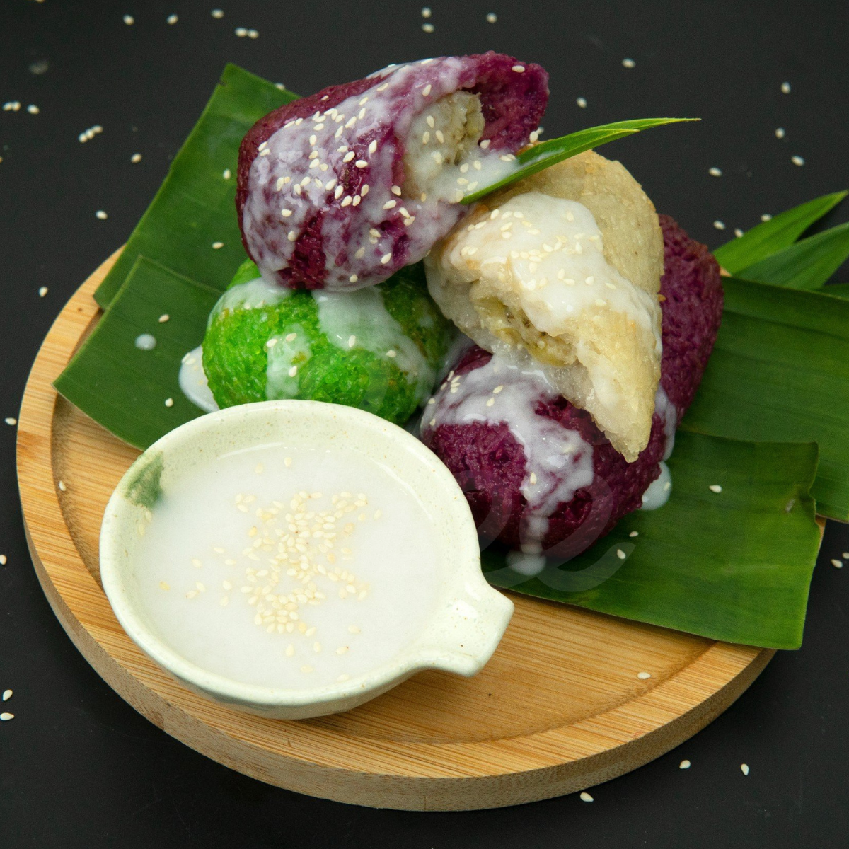 [CT Choice] Grilled Banana Cake Wrapped in Sticky Rice with Pandan Leaf 400g (Short Shelf Life)