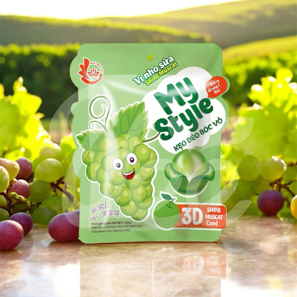 [My Style] Peeled Grape Gummy Candy 120g - VeeFood