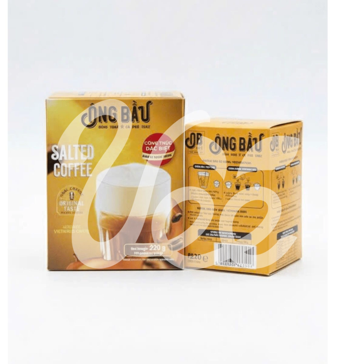 [Ong Bau] Instant Salt Coffee 220g Box