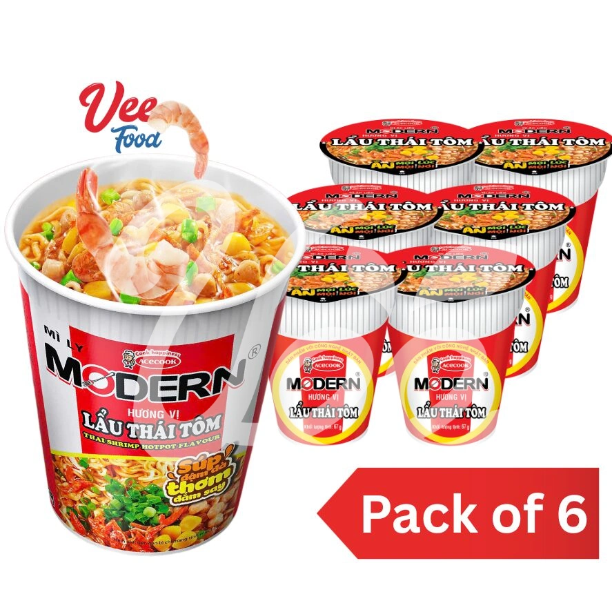 Mì Ly Acecook Modern Vị Lẩu Thái Tôm 67g