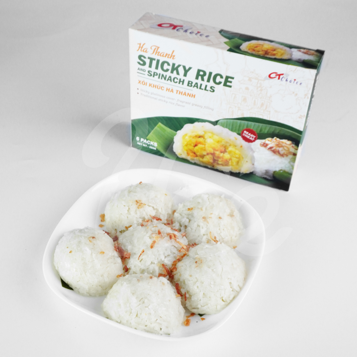 [CT Choice] Ha Thanh Sticky Rice Balls – 450g (Xôi Khúc) - VeeFood
