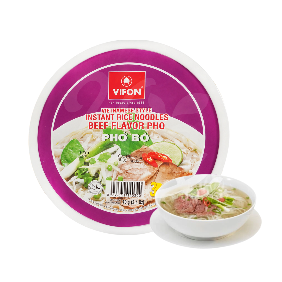 [VIFON] Beef Phở Instant Noodle 2.4 oz