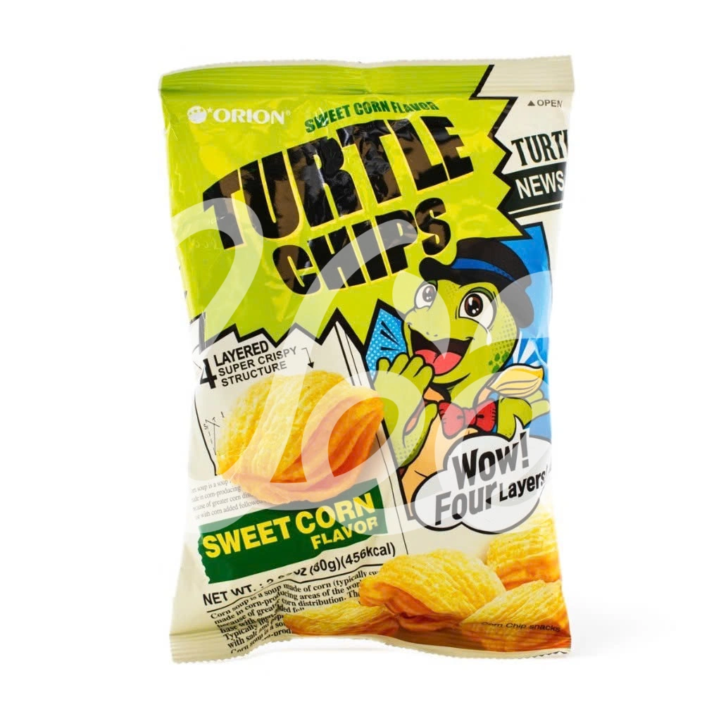 Orion Crunchy Sweet Corn Snack 80g - 4-Layer Crunch