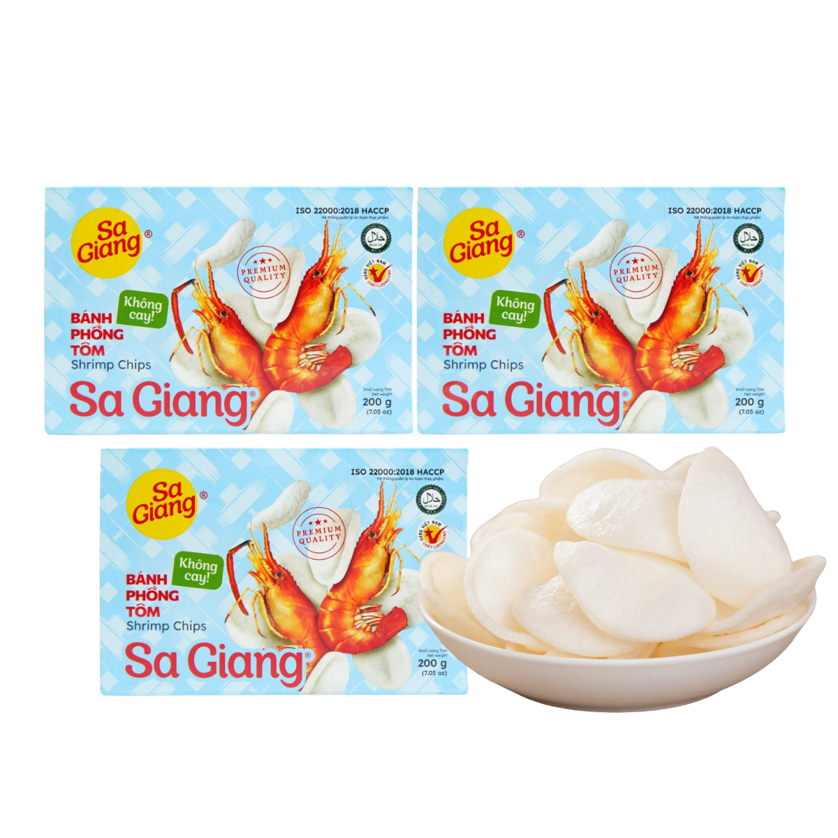 [Sa Giang] Shrimp Chips D3510 - 200g - VeeFood