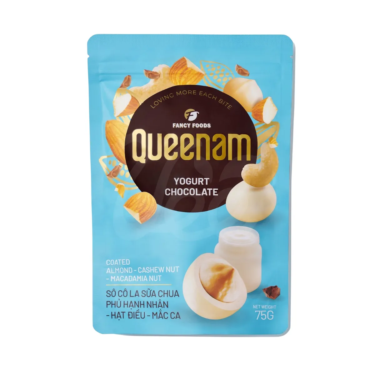 [Queenam] Mixed Chocolate Nuts 8 Flavors Pack 75g