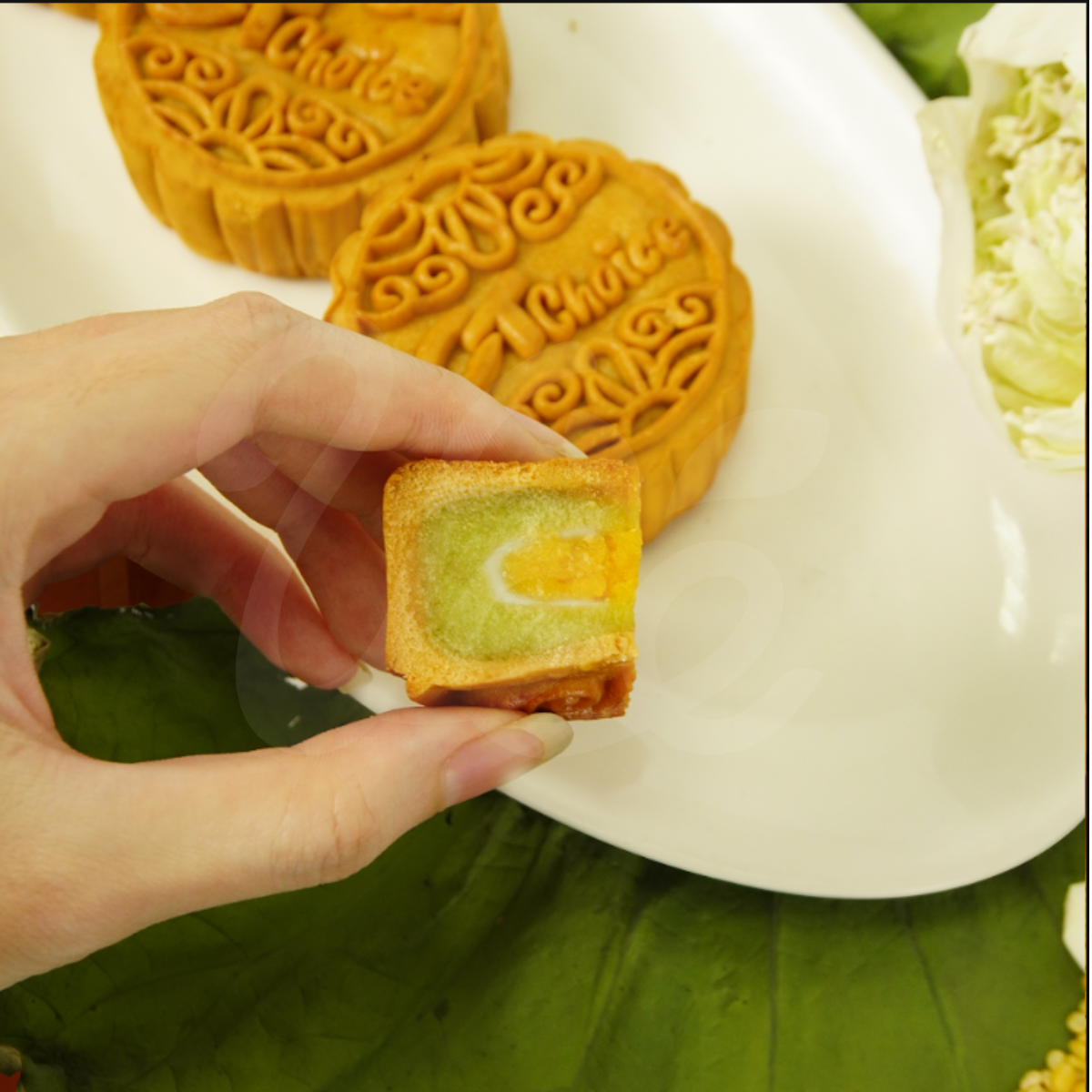 [CT Choice] Assorted Mochi Mooncakes with 1 Yolk-8 Pieces, 800g / Bánh Trung Thu Mochi Thập Cẩm 1 Trứng, 8 bánh