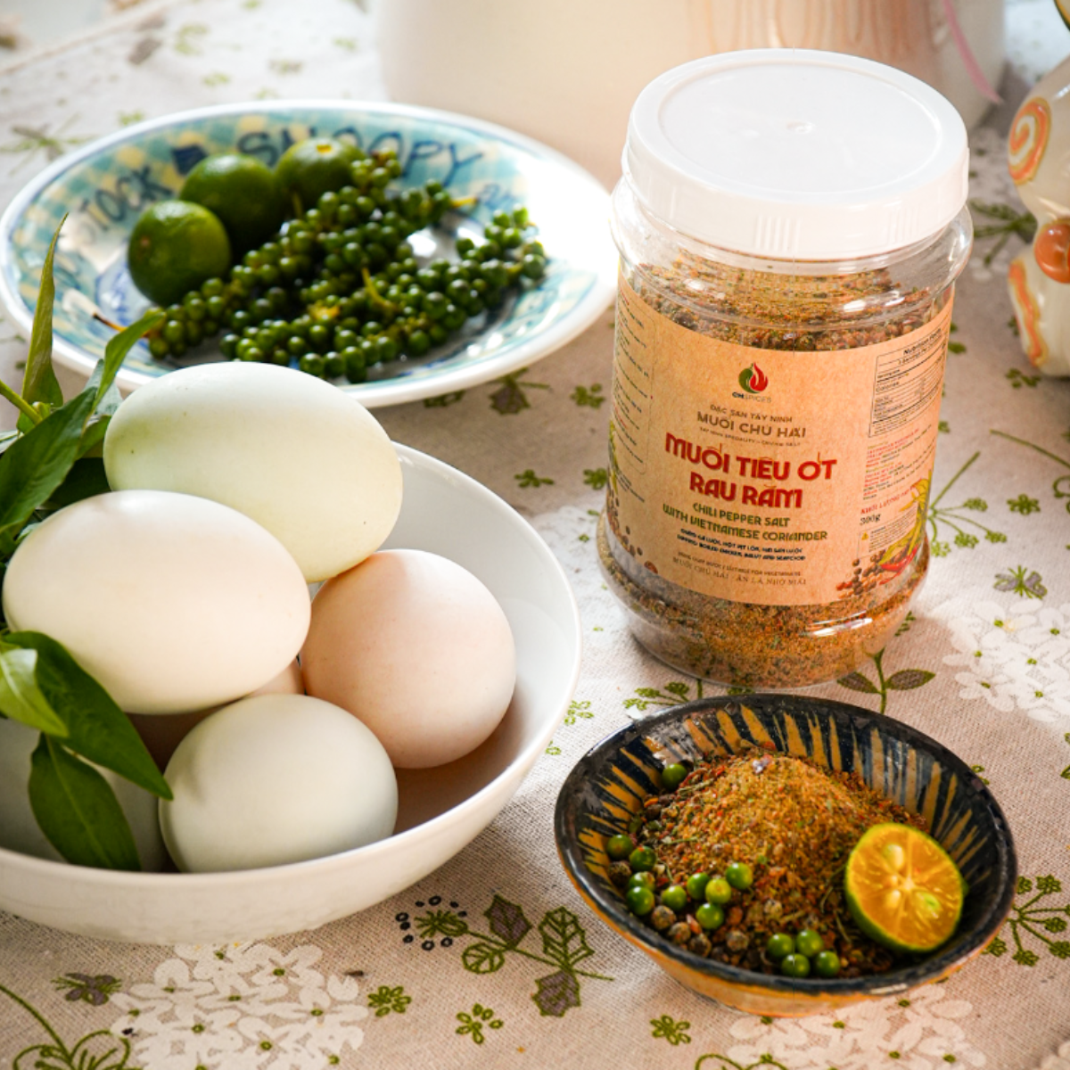 [Muoi Chu Hai] Chili Pepper Salt with Vietnamese Coriander 300g