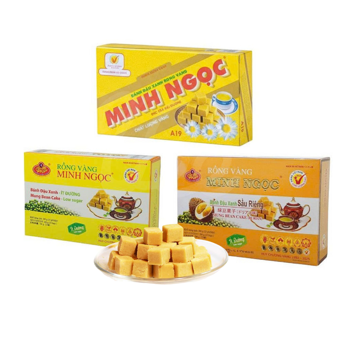 [Minh Ngoc] Triple Flavor Mung Bean Cakes