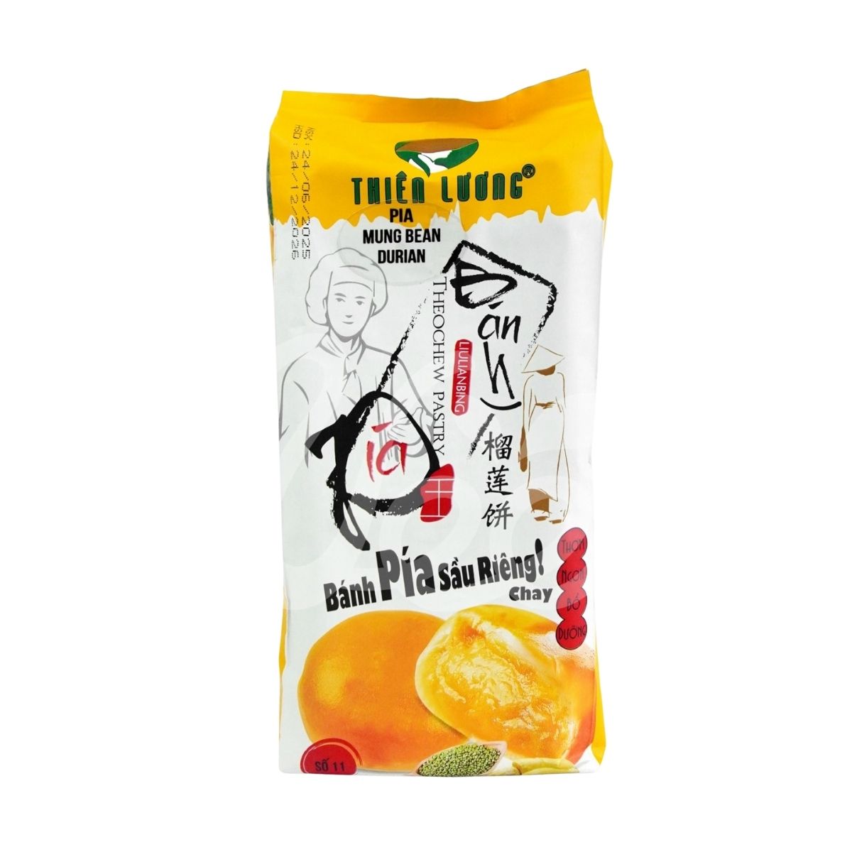 [Thien Luong] Vegetarian Durian Mung Bean Pie 400g