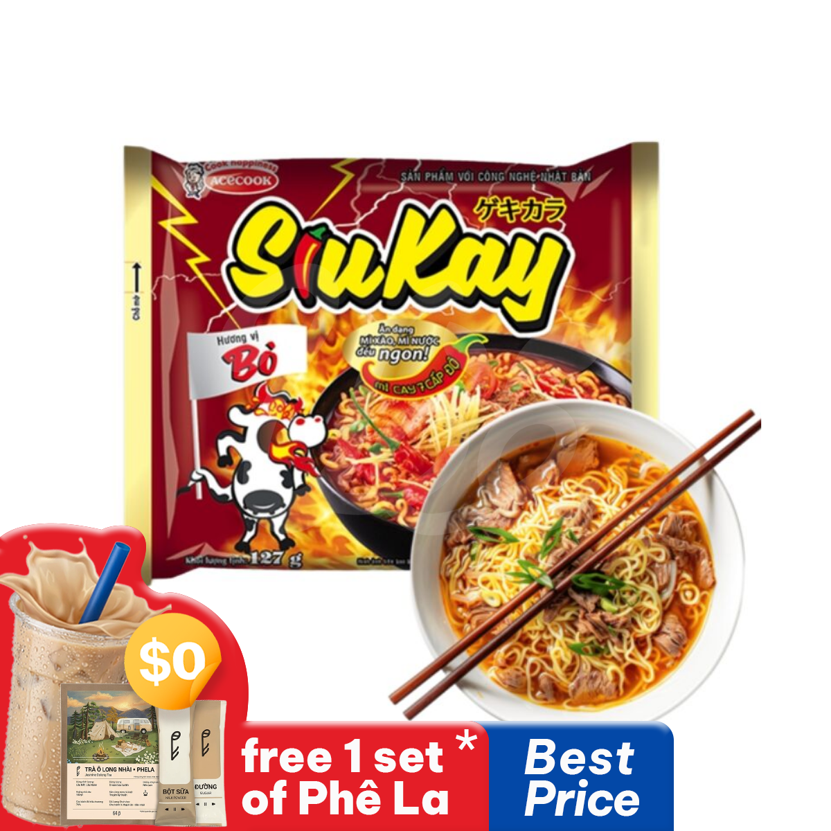 [Acecook - Modern] SiuKay Beef Noodle 120g