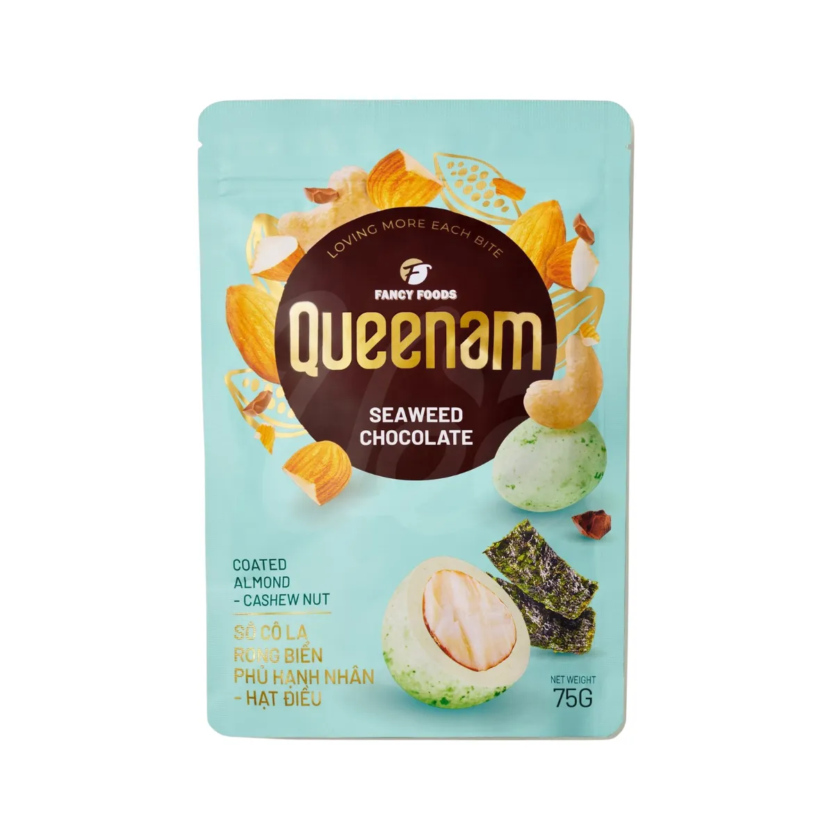 [Queenam] Mixed Chocolate Nuts 4 Flavors 75g