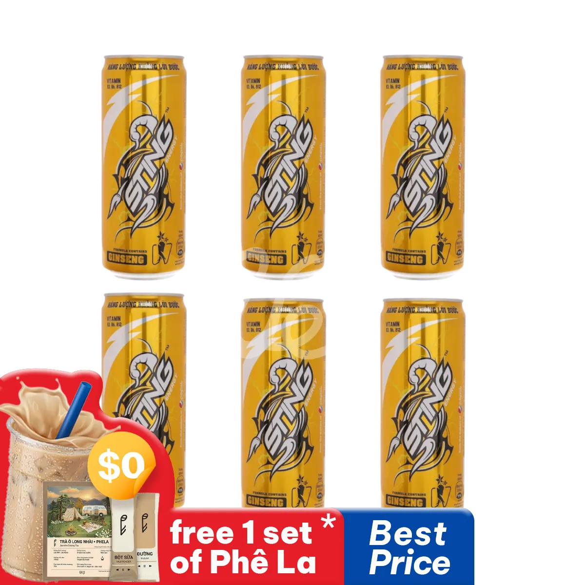 [Sting] Energy Drink Gold 320ml x6 Can