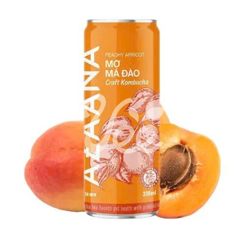 [Azaana] Kombucha Peach, Passion, Ginger 330ml x3