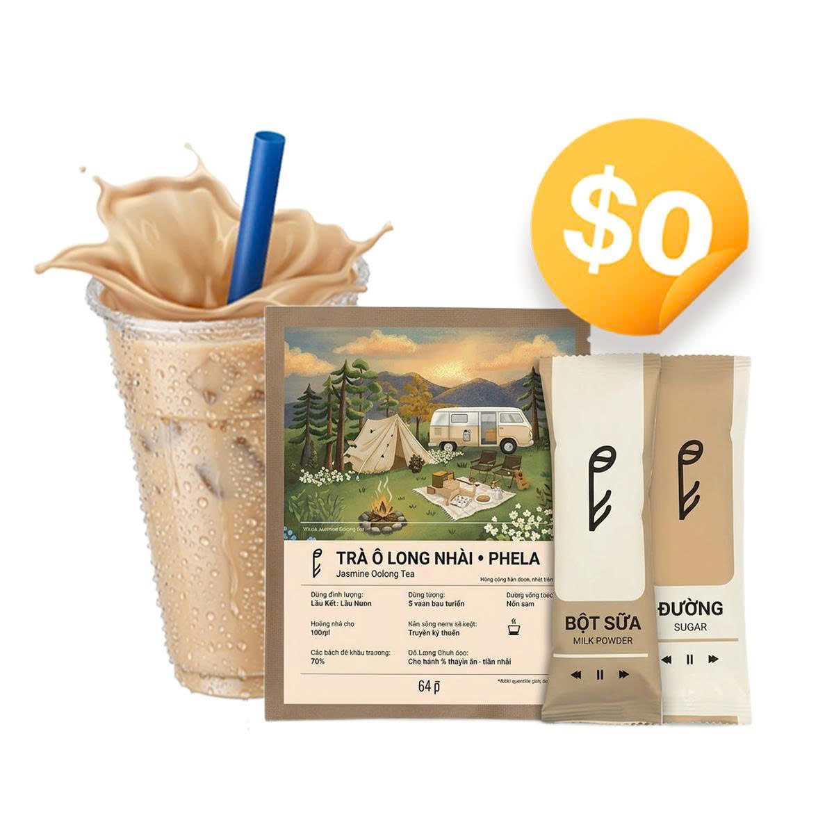 GIFT 1 Phê La Drink (Random Flavor)