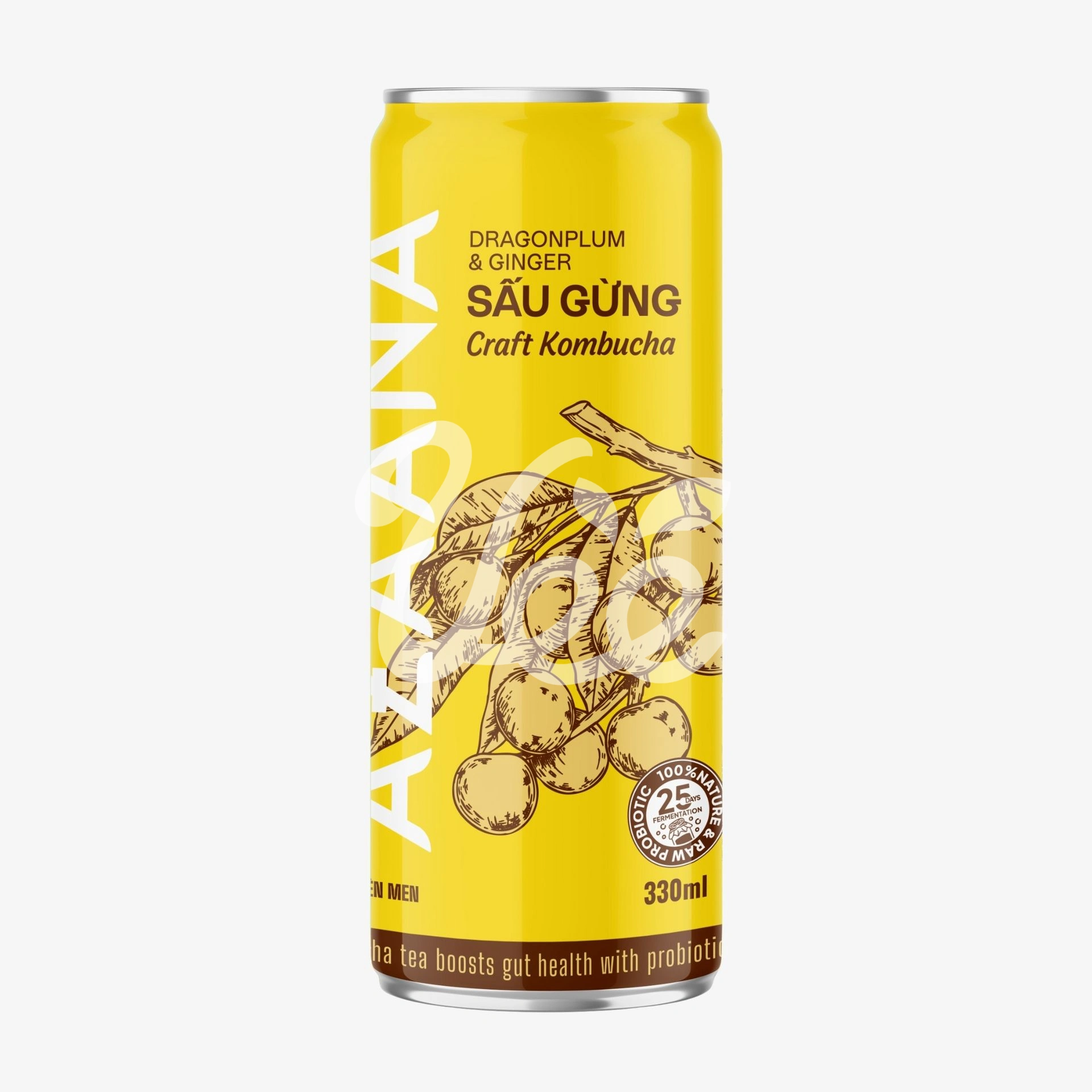 [Azaana] Kombucha Dracontomelon Ginger 330ml