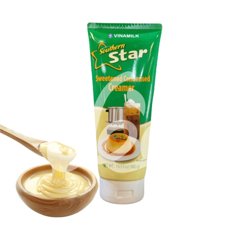 Vinamilk Phuong Nam Star Sweetened Condensed Milk – 16.93oz/Tube | Rich, Creamy & Versatile Ingredient for Cooking and Baking