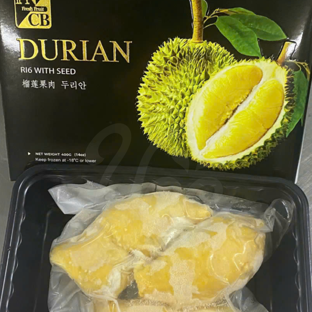 [PNCB] Ri6 Durian with Seed 400g/ Sầu Riêng Ri6 tách sẵn hộp