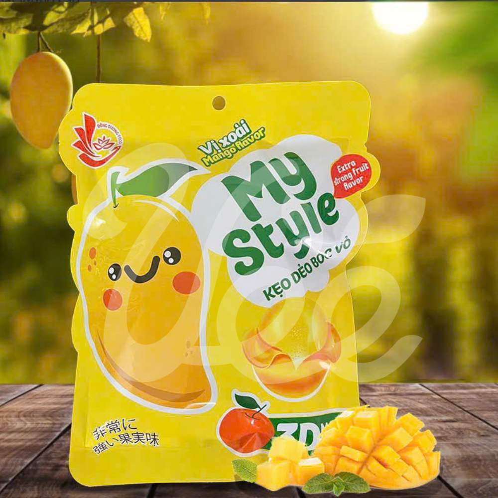 [My Style] Kẹo Dẻo Bóc Vỏ Vị Xoài My Style 120g
