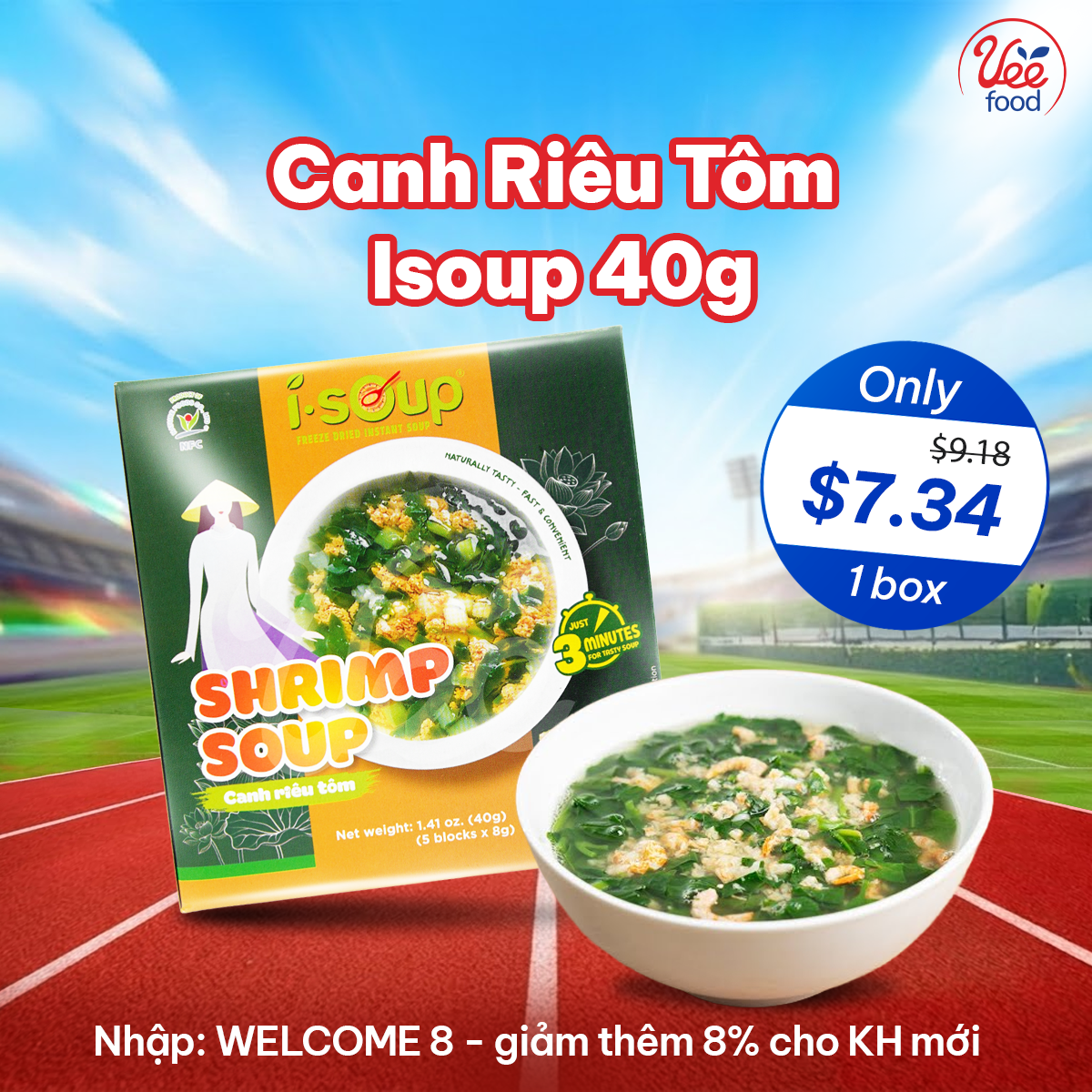 [ISOUP] Shrimp Soup 40g