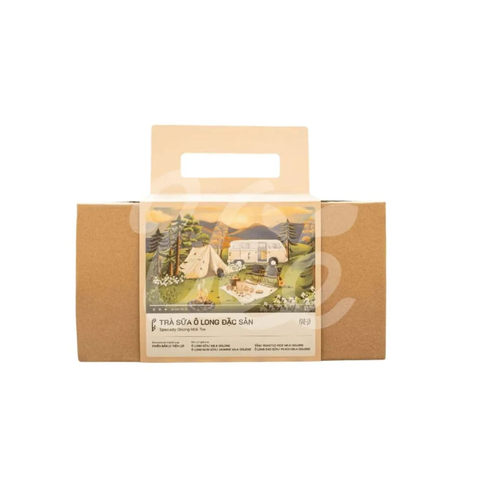 [Phe La] 4-flavor Milk Tea Set 6 Cups 1 box