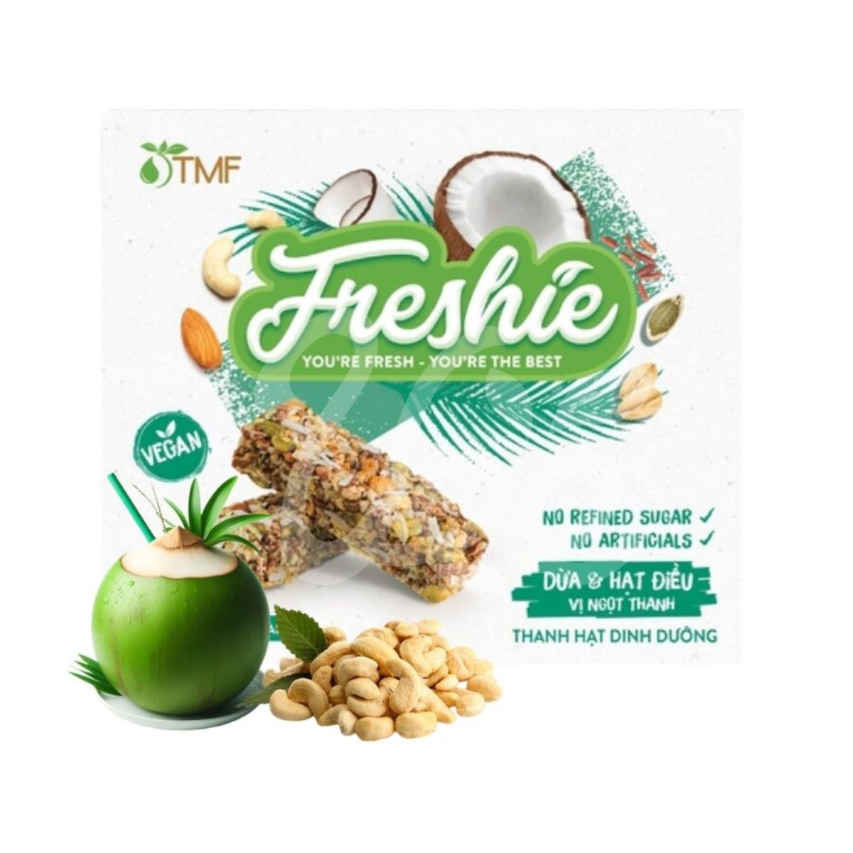 [TMF] Coconut & Cashew Cereal Bar – 150g | Nutty, Creamy & Easy-to-Enjoy Snack
