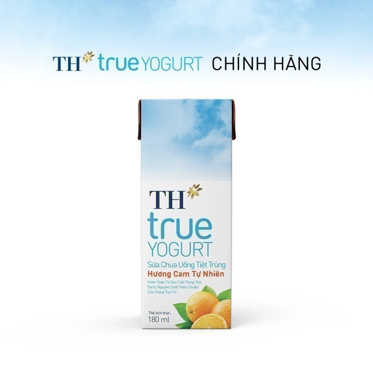 [TH True] Yogurt UHT Drink Orange FLV 180ml