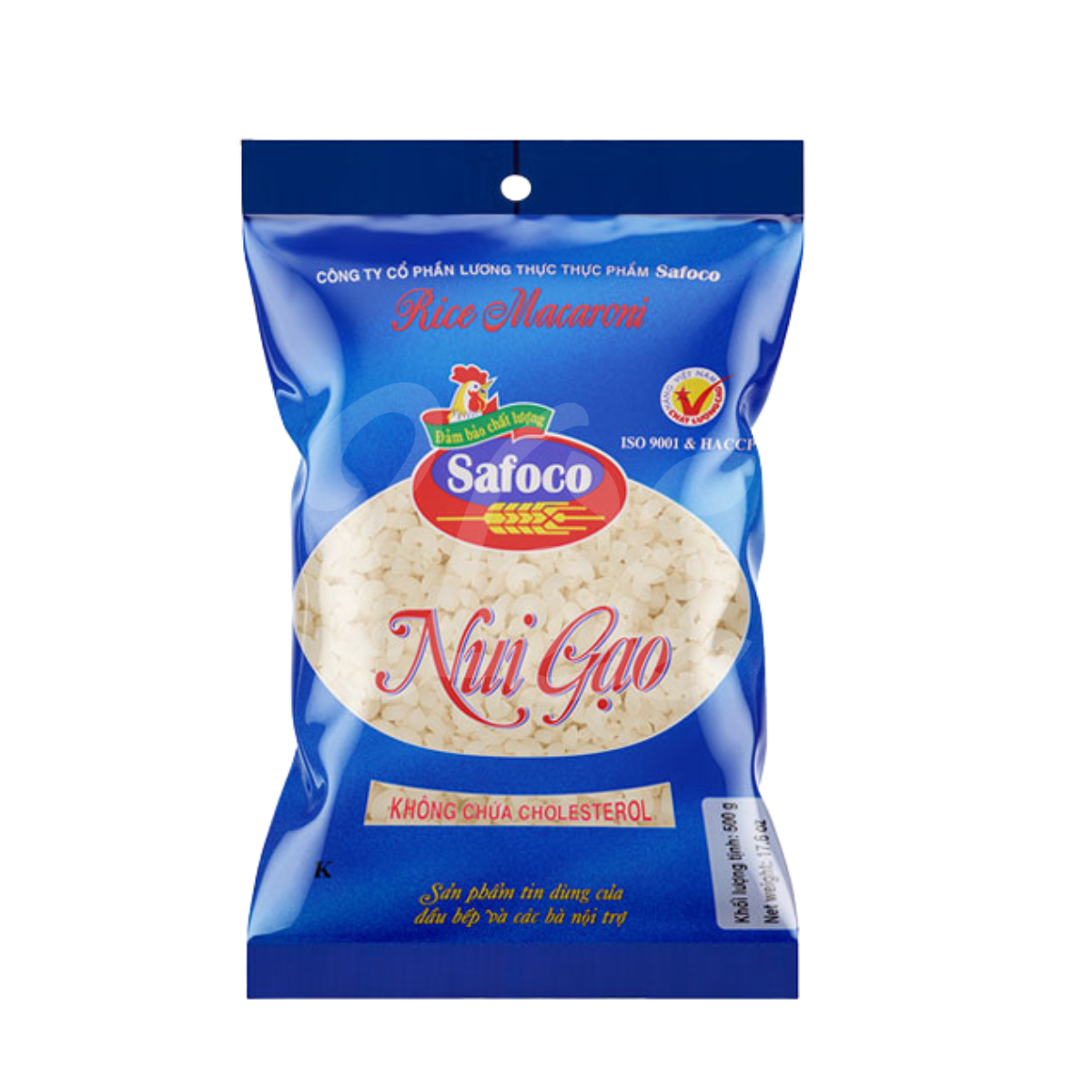 Nui Gạo Vỏ Sò Safoco Truyền Thống 500g - Mì Ống Việt Nam