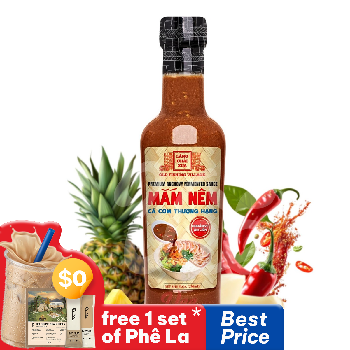 [Lang Chai Xua] Premium Anchovy Sauce 250ml