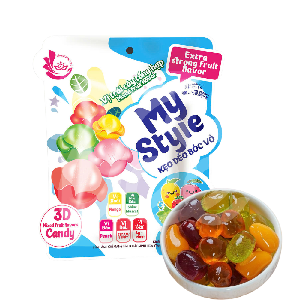 [My Style] Peeled Gummy Candy Mix Flavor 120g - VeeFood