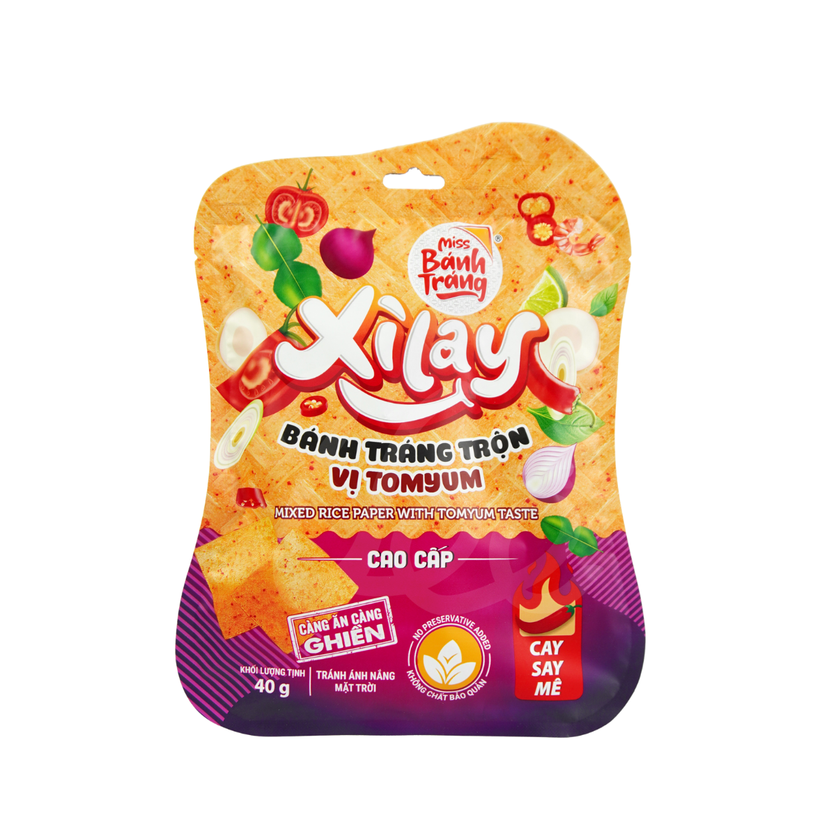 [VINA] Mixed Rice Paper with Tomyum Taste 40g