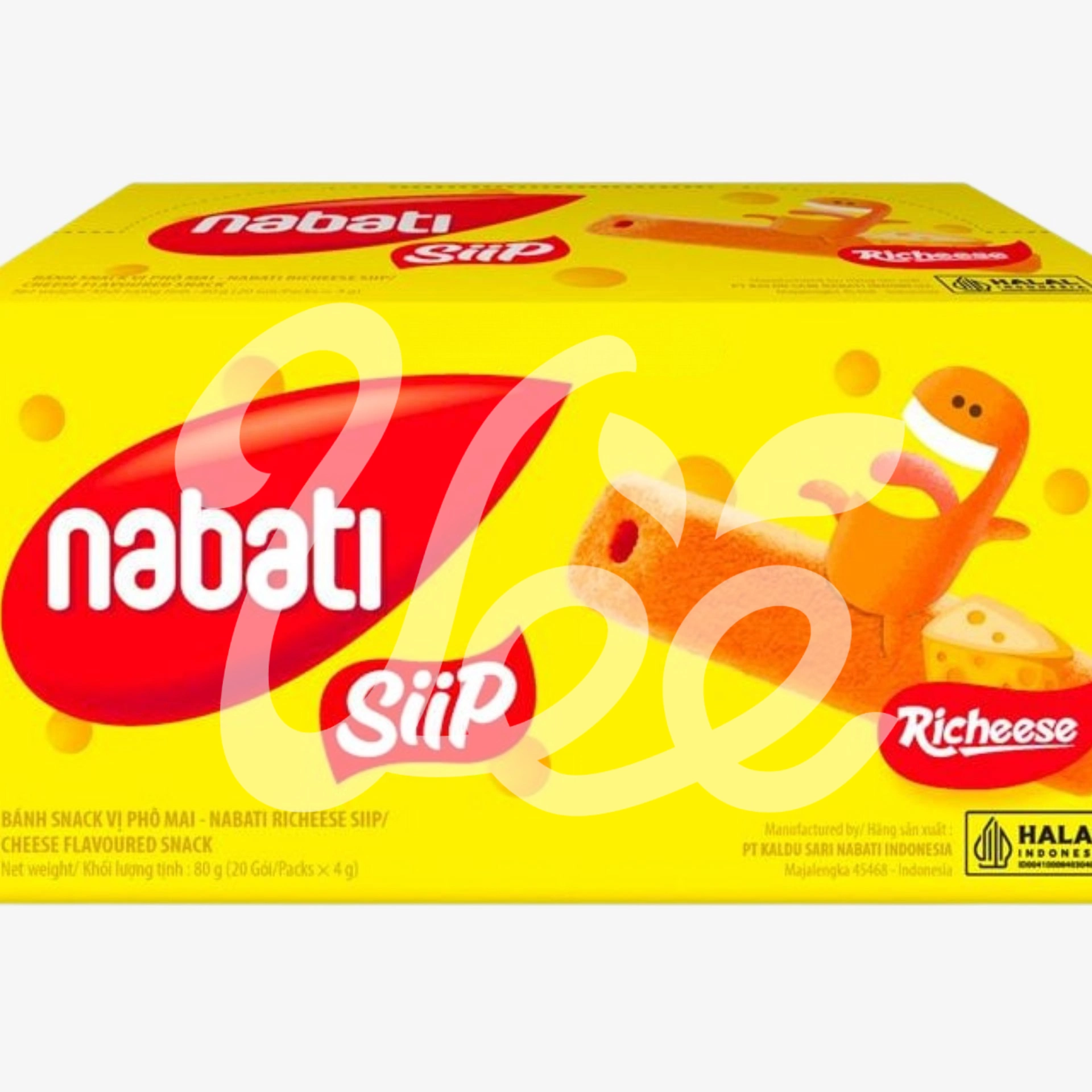 [ Nabati] Cheese Wafer Siip 80g - Richeese Crispy Snack