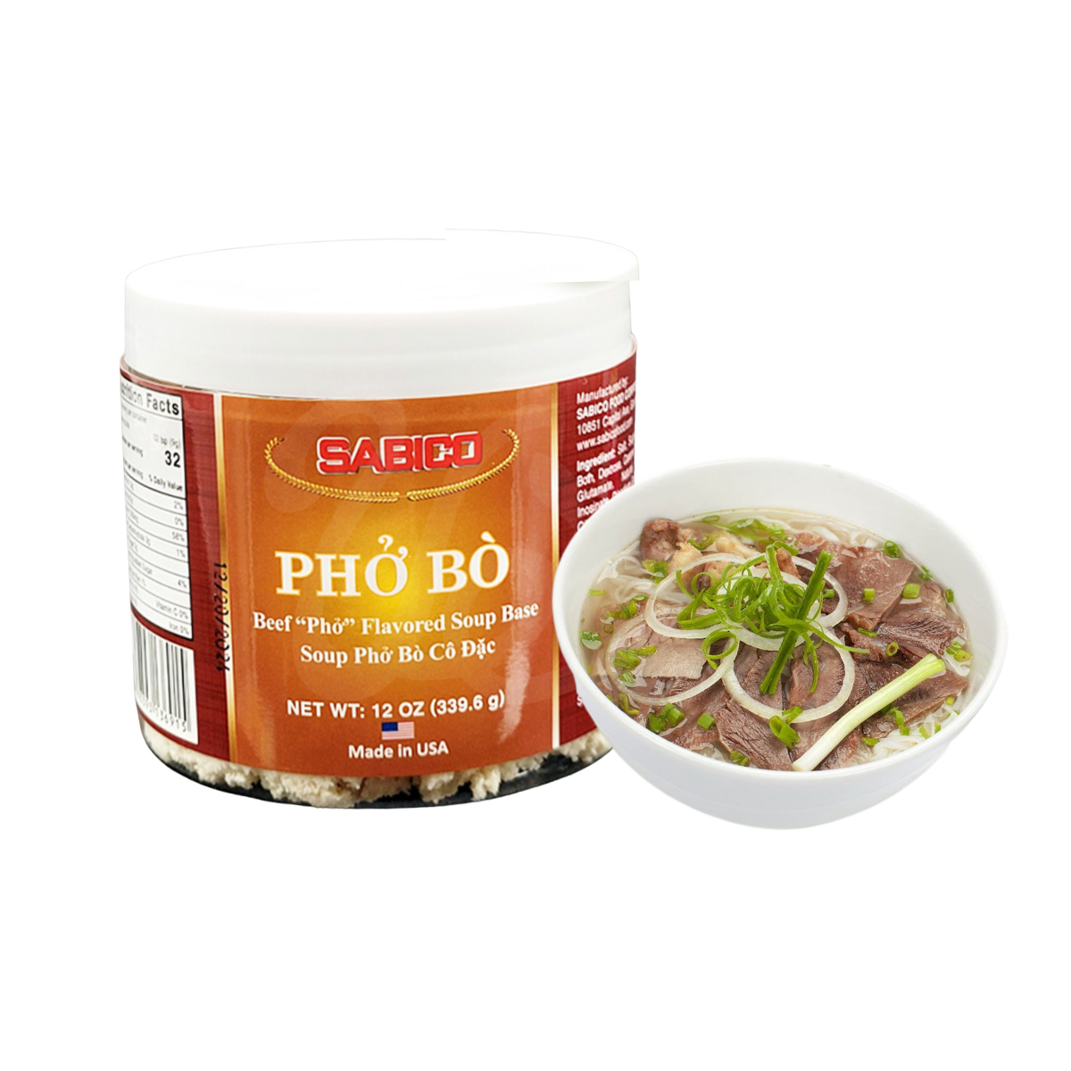 [Sabico] Pho Soup Base Beef 10 oz