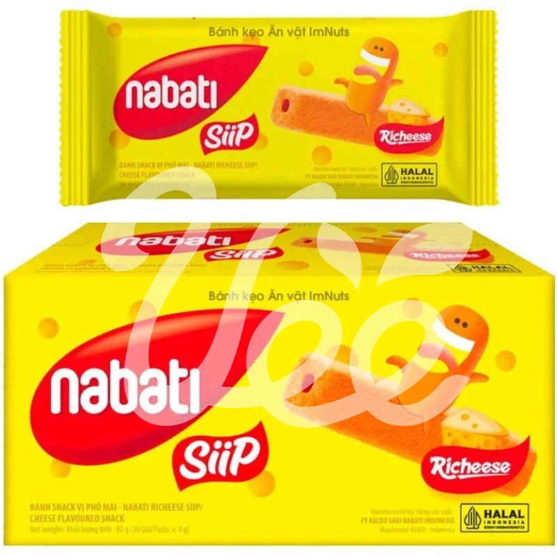[ Nabati] Cheese Wafer Siip 80g - Richeese Crispy Snack