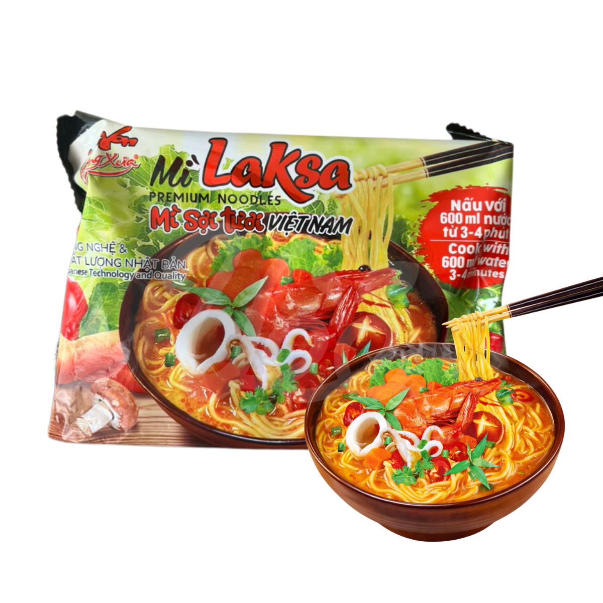 MIKKO Mì Laksa Sợi Tươi – 100g