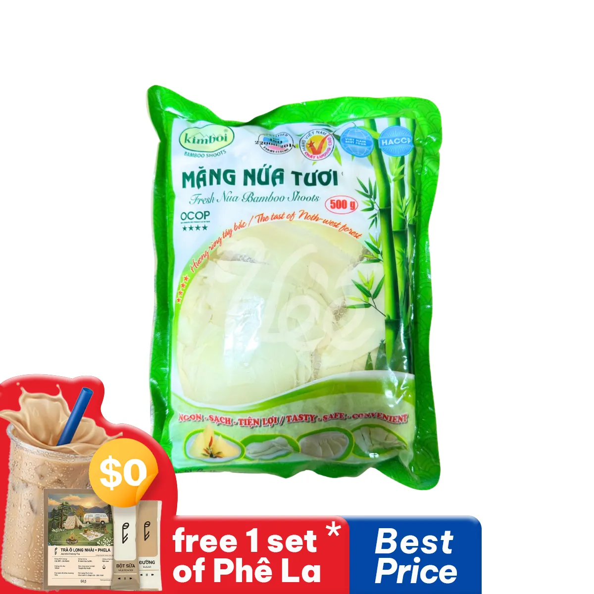 [Kim Bôi] Fresh Nua Bamboo Shoots 500g