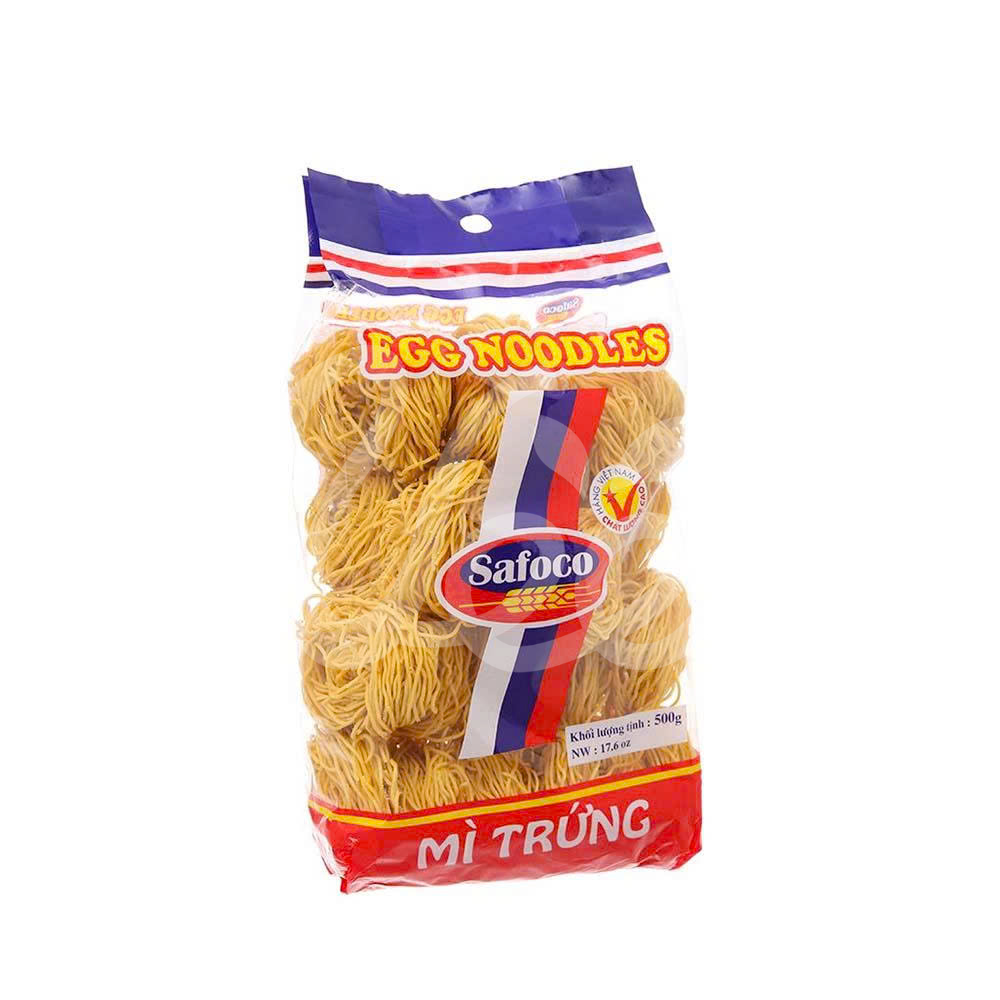 Mì Trứng Sợi Nhỏ Đặc Biệt Safoco 500g