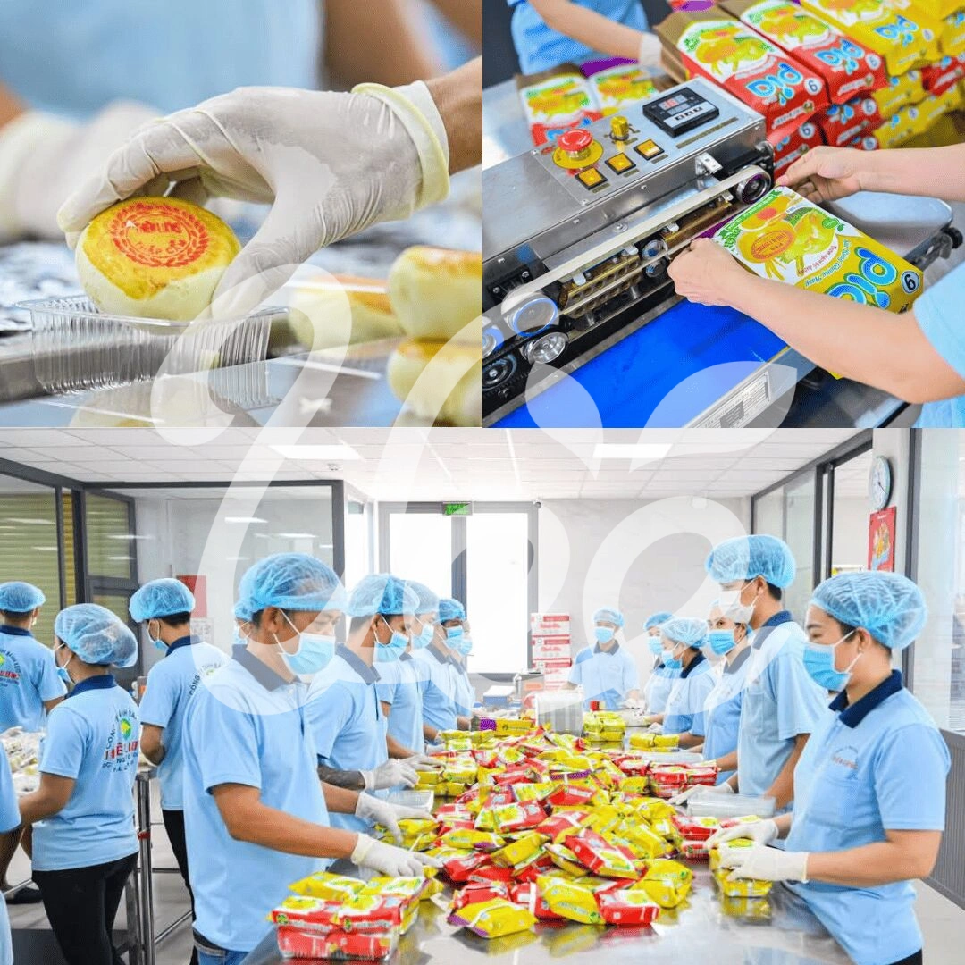 [Thien Luong] Vegetarian Durian Mung Bean Pie 400g