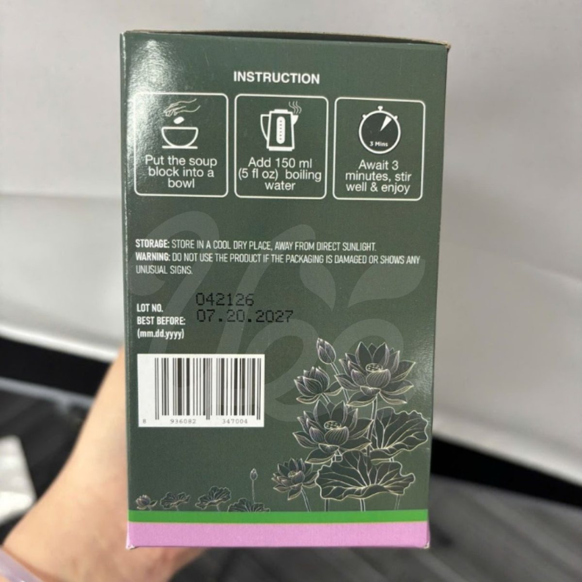[ISOUP] Purple Yam Soup 55g/ Canh Khoai Mỡ