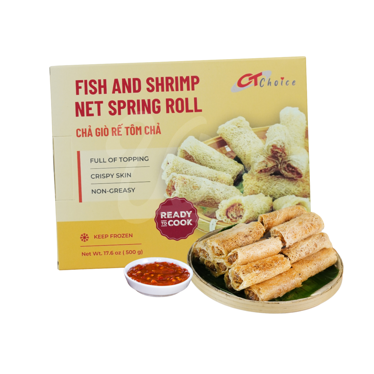 [CT Choice] Fish & Shrimp Net Spring Rolls500g