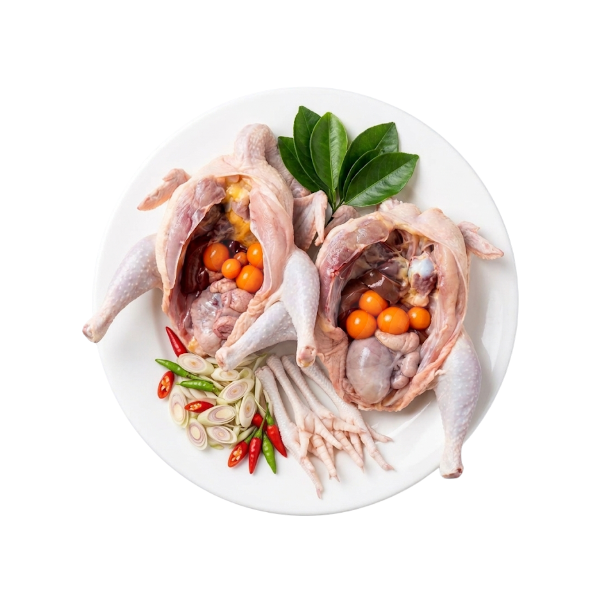 [CT Choice] Chicken with Egg (2 Chickens) (Gà Ôm Trứng )