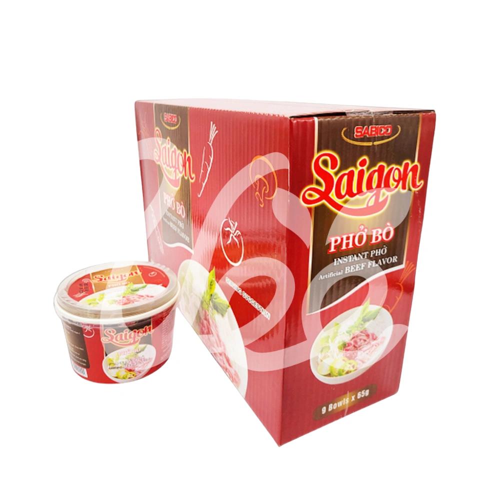 [Sabico] Saigon Instant Beef Pho Noodle (9 Bowl)