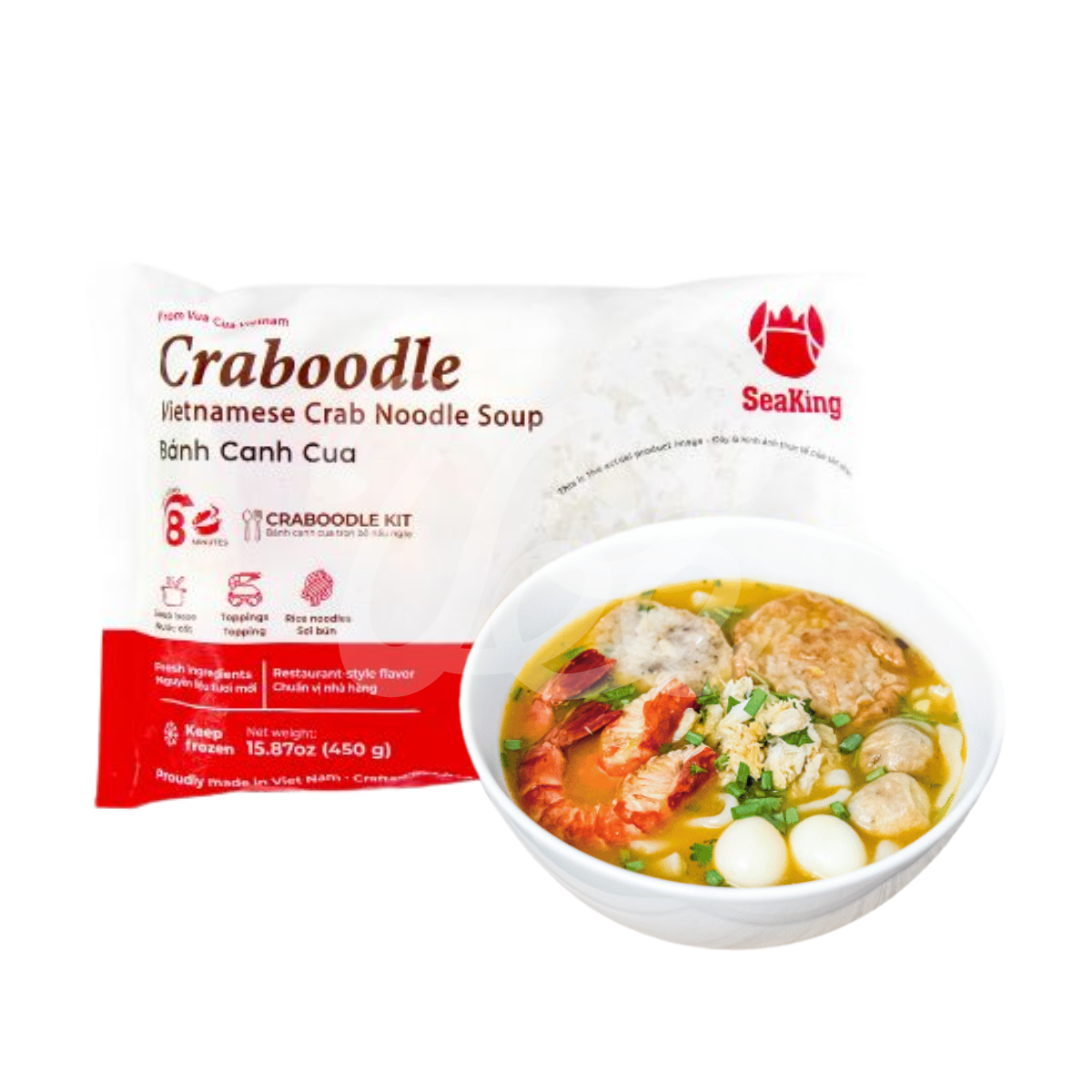 [SeaKing] Crab noodles 450gr  (Bánh Canh Cua)