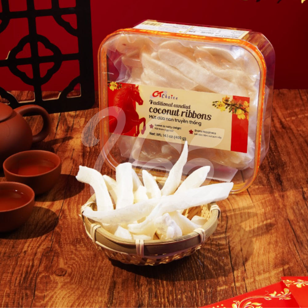 CT Choice Traditional Candied Coconut Ribbons 400g