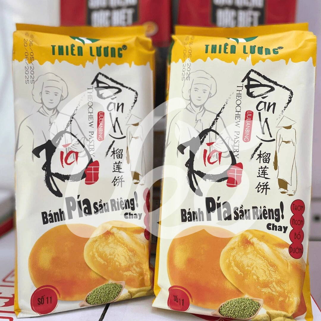 [Thien Luong] Vegetarian Durian Mung Bean Pie 400g