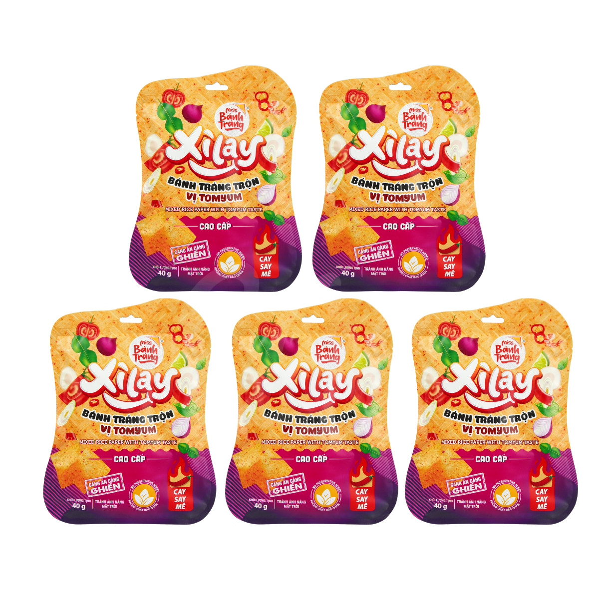 [VINA] Mixed Rice Paper with Tomyum Taste 40g