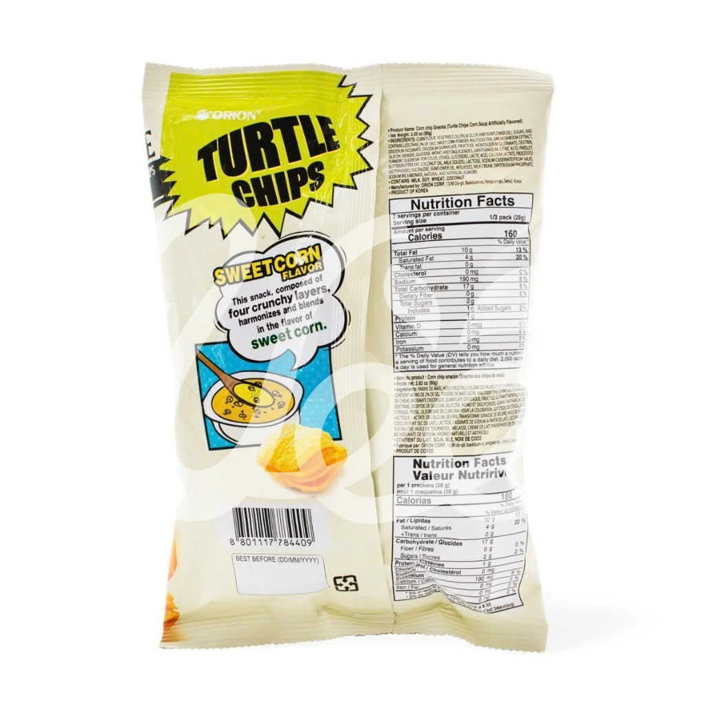 Orion Crunchy Sweet Corn Snack 80g - 4-Layer Crunch